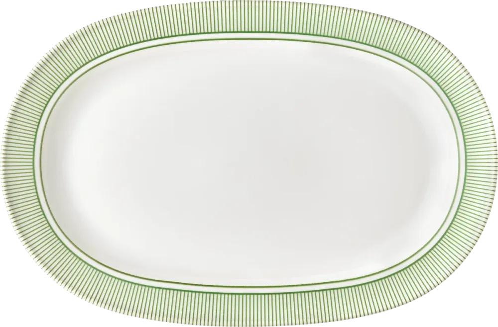 Platter oval rim 29x20cm