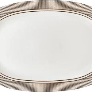 Platter oval rim 38x26cm