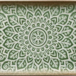 Platter rectangular jade 23x17cm