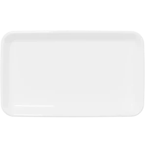 Platter rectangular plain bottom 23x14cm
