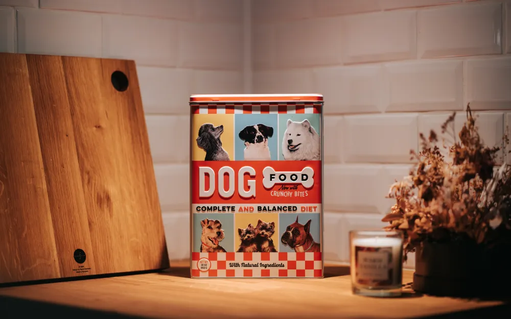 Plåtburk Dog Food 4L
