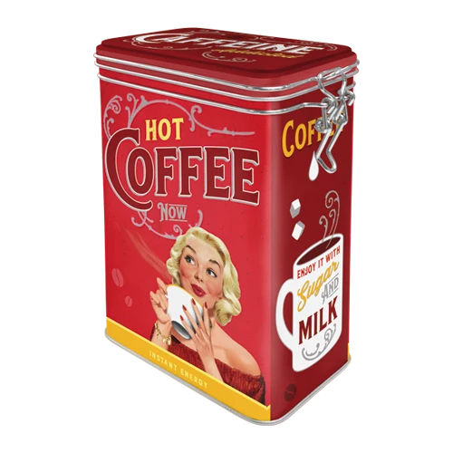 Plåtburk Hot Coffee 1,3L