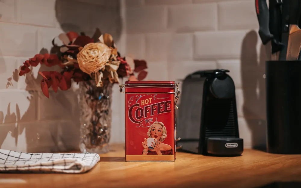 Plåtburk Hot Coffee 1,3L