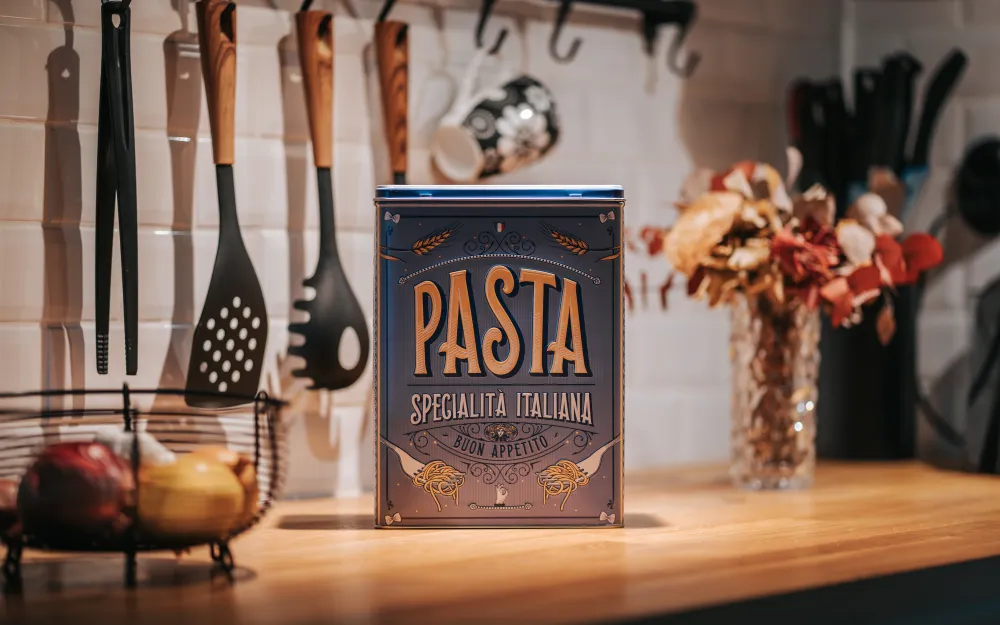 Plåtburk Pasta 4L