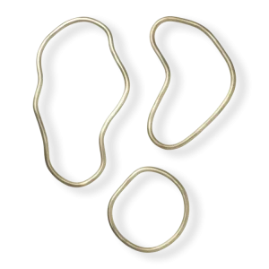 Pond Trivets - Set 3 - Brass