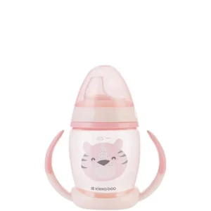 PP-mugg med silikontut 200 ml Rosa