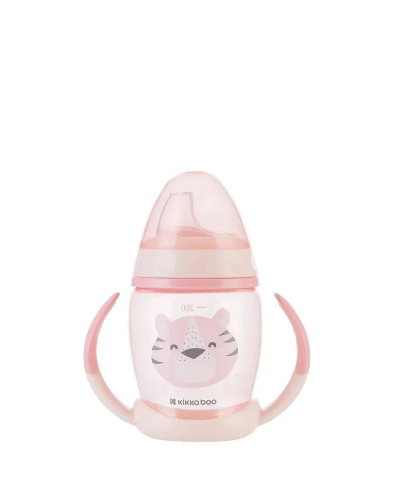 PP-mugg med silikontut 200 ml Rosa