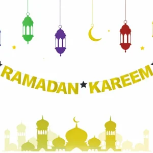 Ramadan Kareem Guirlande med stjerner