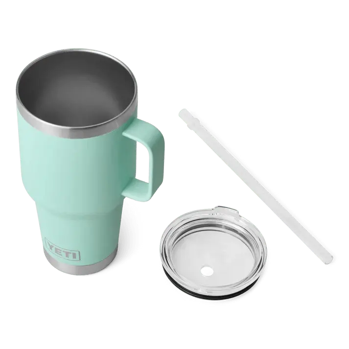 Rambler Straw Mugg 1L - Turkos