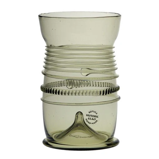 Relikglas med glastrådsdekor