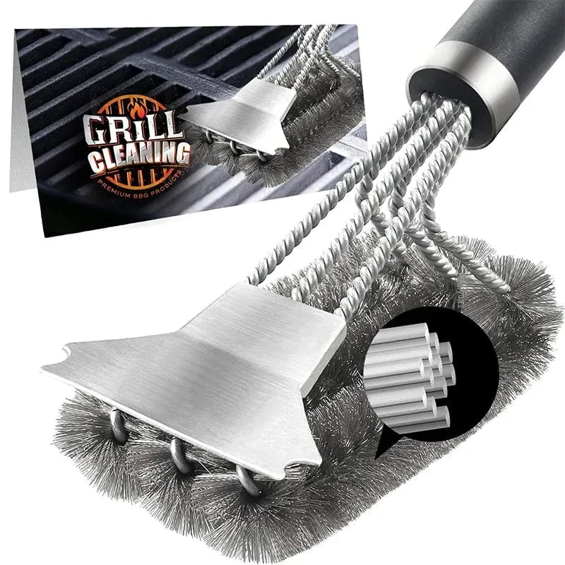 Rengöringsborste för Grill i Rostfritt Stål 18 Tum