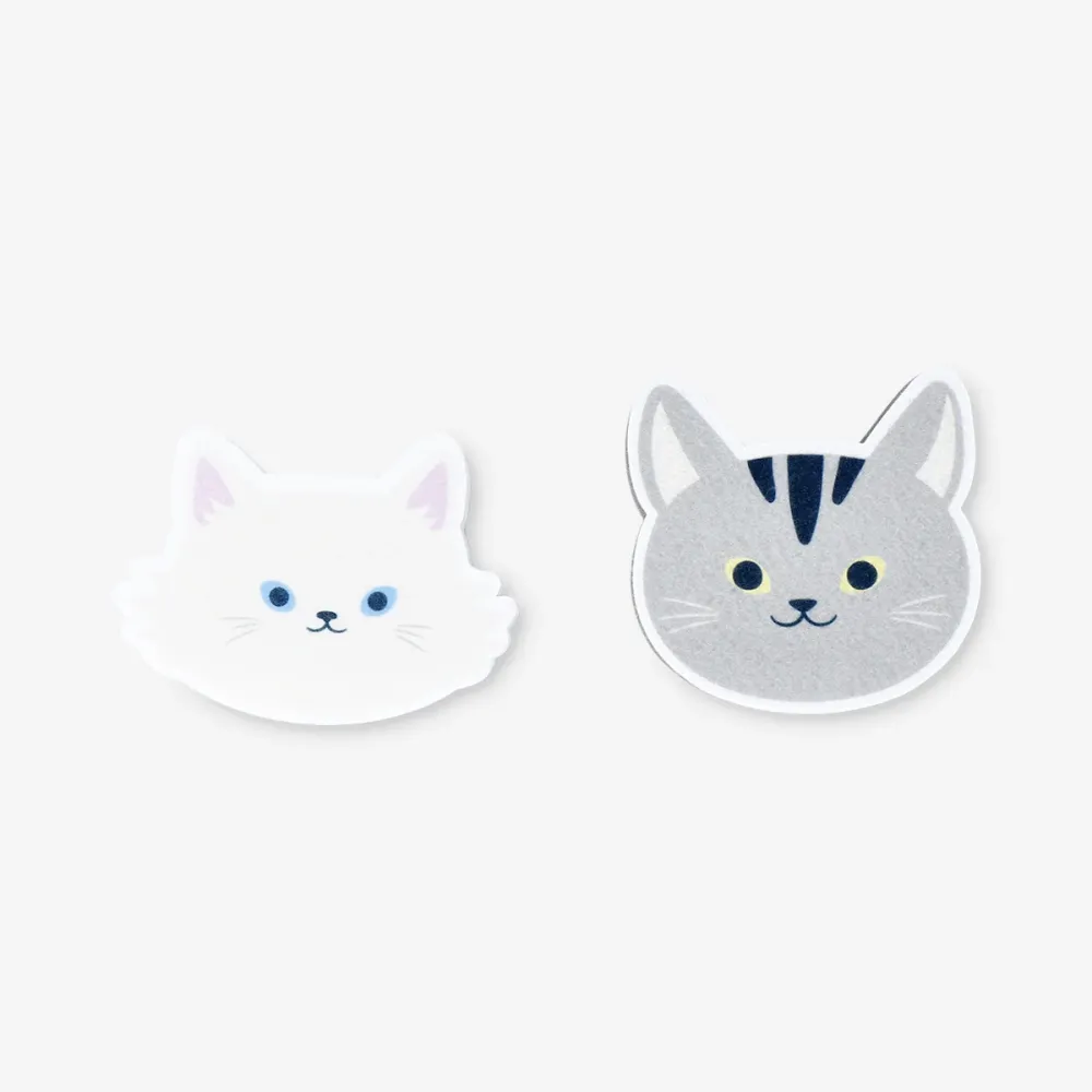 Rengöringssvampar med kattmotiv - 2 st