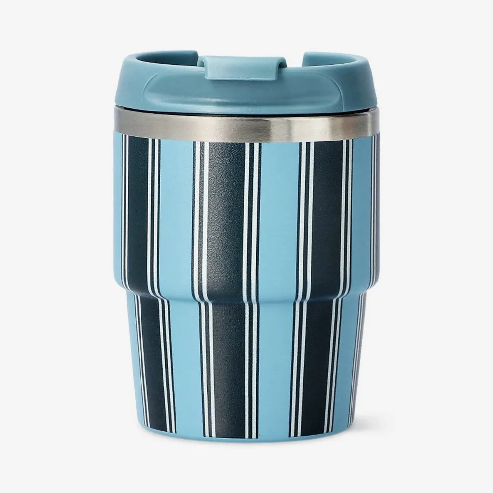 Researtikels mugg med blå ränder - 150 ml