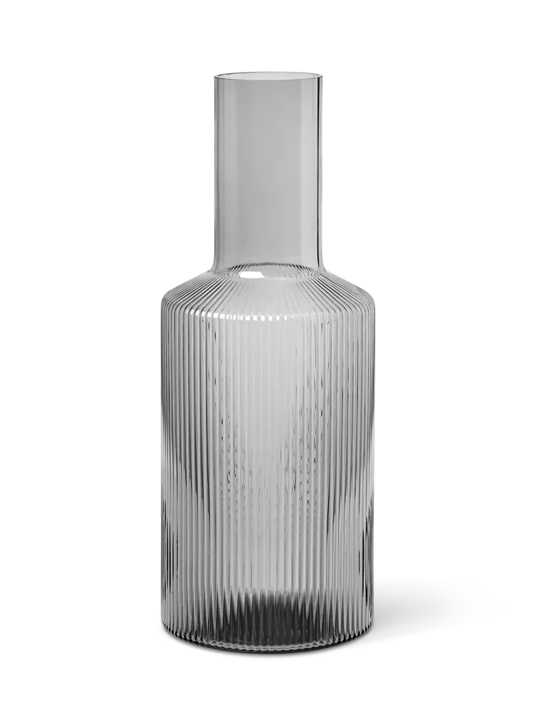 Ripple Carafe - Smoked Grey