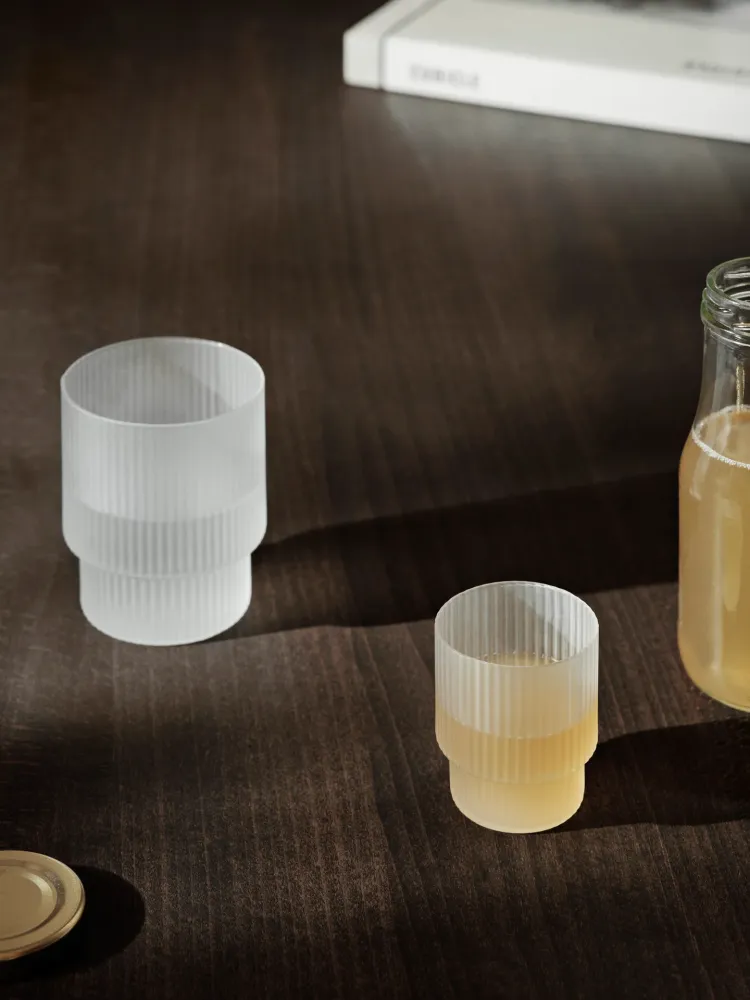 Ripple Glasses - Set 4 - Frosted