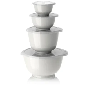 Rosti - NEW Margrethe Mixing Bowl Set 8 delar 0,25 + 0,5 + 1,5 + 3 liter Vit