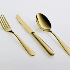 Round bowl soup spoon CARLTON PVD gold 175mm