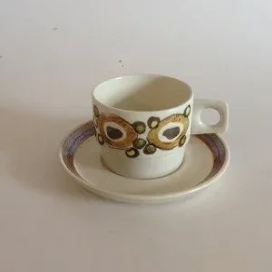 Royal Copenhagen Aluminia Nucella Kaffekopper No 3465
