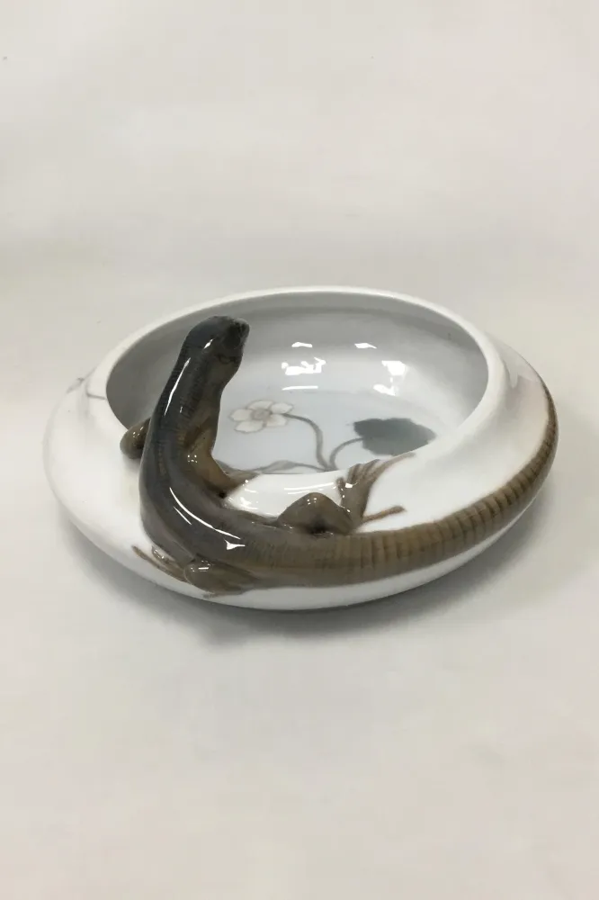 Royal Copenhagen Art Nouveau Skål med firben No 397/25