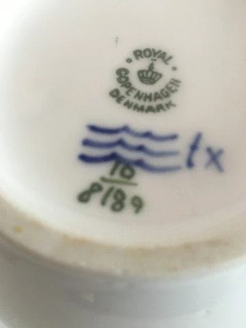 Royal Copenhagen Blå Blomst Flettet Kaffekande No 8189