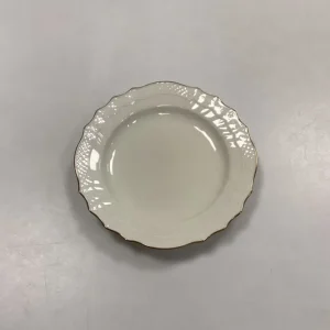 Royal Copenhagen Creme Svejfet med Guld (Stel 1235) Kagetallerken No. 1625
