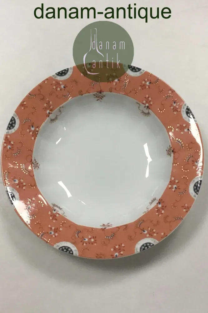 Royal Copenhagen Fairytale Terracotta Dyb Tallerken No 604