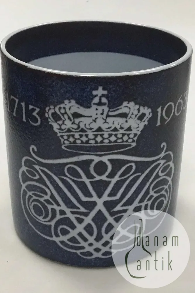 Royal Copenhagen Fajance Krus Hærens Officerskoles 250 års jubilæum 1713-1963