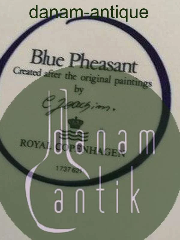 Royal Copenhagen Blå Fasan Frokosttallerken No 621