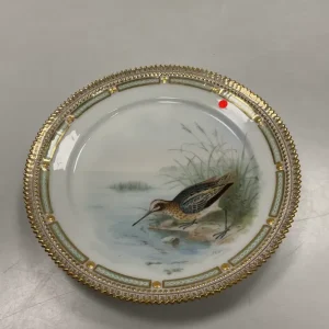 Royal Copenhagen Flora Danica/Fauna Danica Jagtstel Frokost tallerken No 240/3550