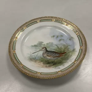 Royal Copenhagen Flora Danica/Fauna Danica Jagtstel Frokost tallerken No 240/3550