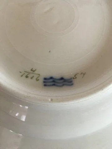 Royal Copenhagen Fuld Saksisk Blomst Dybtallerken No 1616