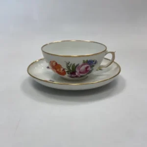 Royal Copenhagen Fuld Saksisk Blomst Tekop No. 1551