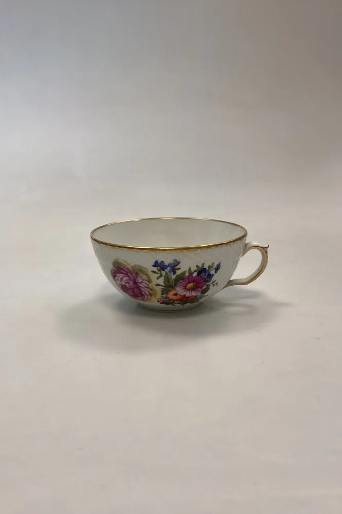 Royal Copenhagen Fuld Saksisk Blomst Tekop No. 1551