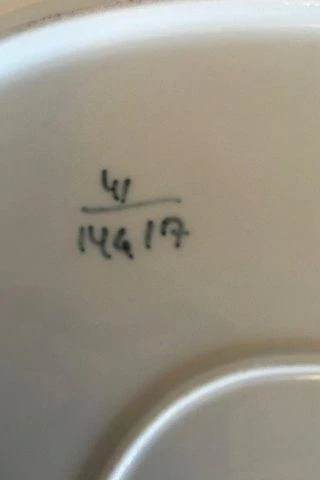 Royal Copenhagen Gemina Extra Stort Servingsfad No 14617