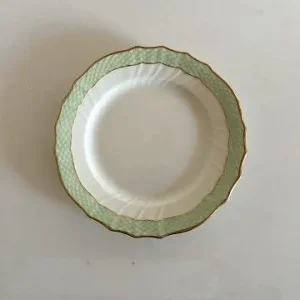 Royal Copenhagen Grøn Svejfet Side Tallerken No 1626