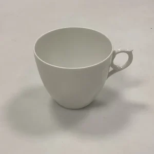 Royal Copenhagen Hvid Halvblonde Kaffekop No. 072