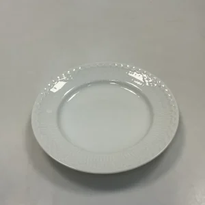 Royal Copenhagen Hvid Halvblonde Sidetallerken No. 617