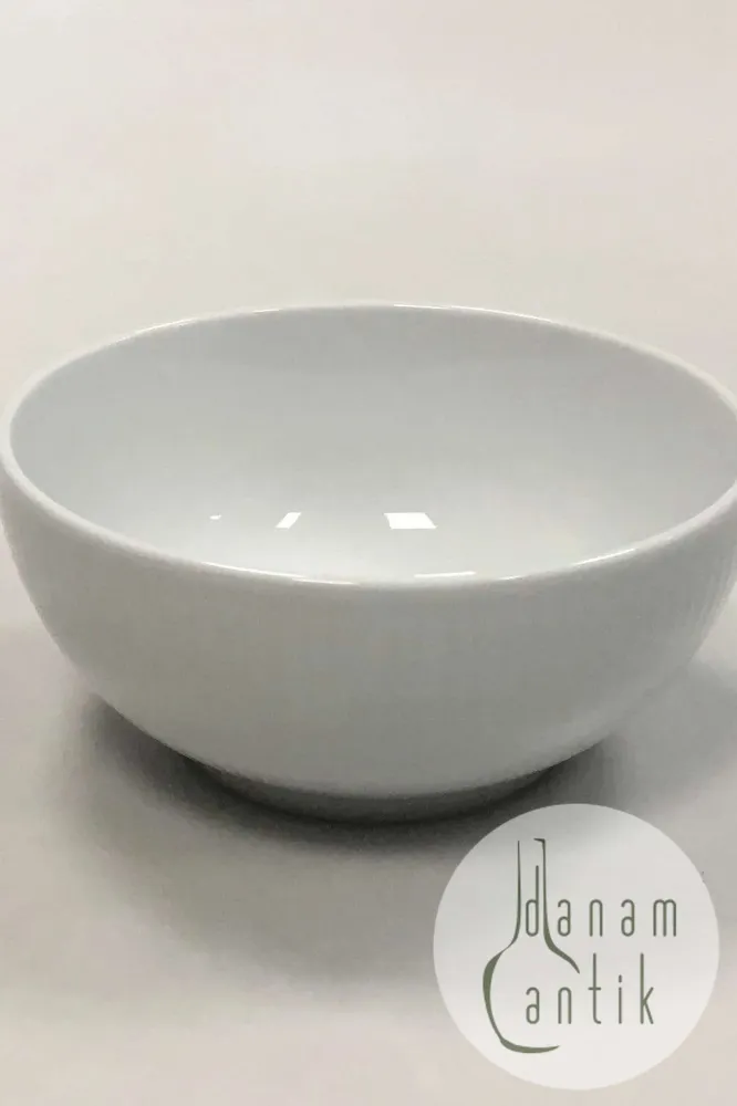 Royal Copenhagen Hvid Riflet Skål No. 454
