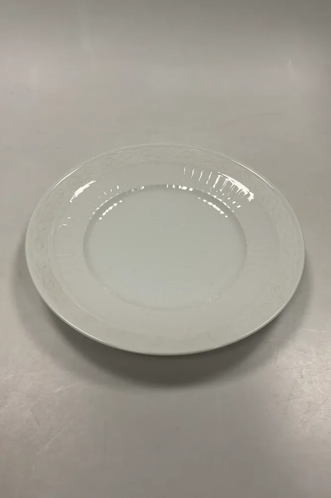 Royal Copenhagen Hvid Vifte Stor Spisetallerken No. 627