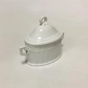 Royal Copenhagen Hvid Vifte Sukkerskål No. 11561