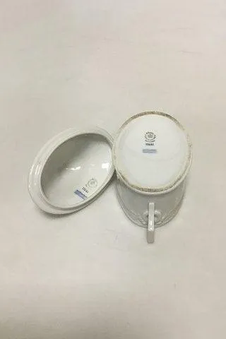 Royal Copenhagen Hvid Vifte Sukkerskål No. 11561