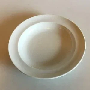 Royal Copenhagen Hvidpot Dyb Tallerken No 6291/605