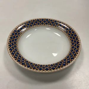 Royal Copenhagen Liselund Mørkeblå Dyb Tallerken No 605