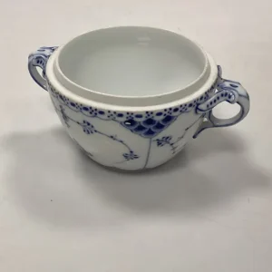 Royal Copenhagen musselmalet Halvblonde Sukkerskål uden låg No. 606