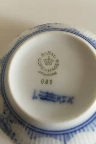 Royal Copenhagen Musselmalet Halvblonde Tekop No 081