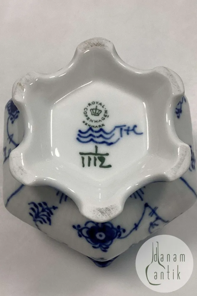 Royal Copenhagen Musselmalet Helblonde Sukkerskål No 1112