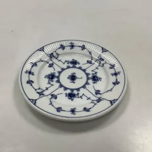 Royal Copenhagen Musselmalet Riflet Hotel Kagetallerken No 2055