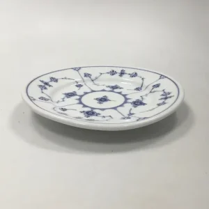 Royal Copenhagen Musselmalet Riflet Hotel Kagetallerken No 2055
