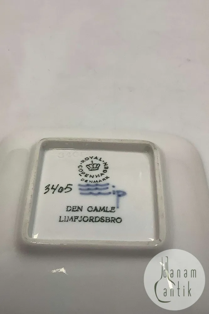 Royal Copenhagen Skål og askebæger No 3405 Den Gamle Limfjordsbro