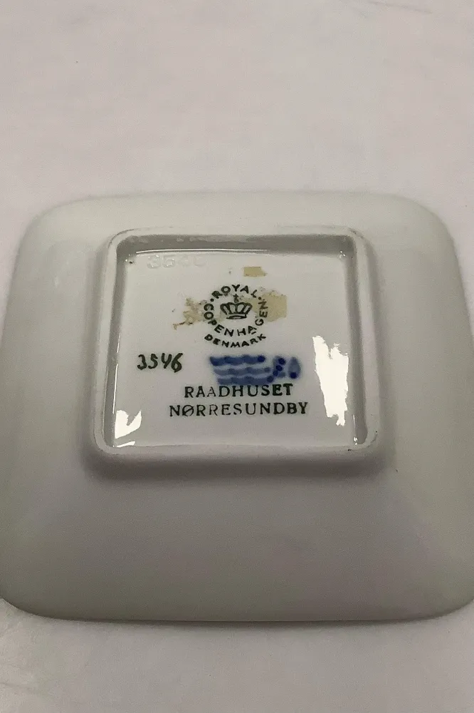 Royal Copenhagen Skål og askebæger Raadhuset Nørresundby No 3546